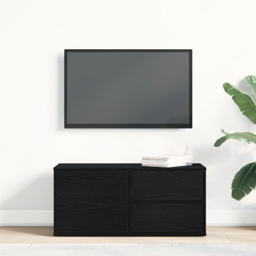 vidaXL Κονσόλα Τηλεόρασης από δρυς 80x34x35,5cm Επεξεργασμένο ξύλο