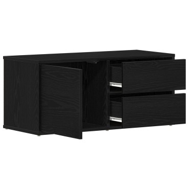 vidaXL Κονσόλα Τηλεόρασης από δρυς 80x34x35,5cm Επεξεργασμένο ξύλο