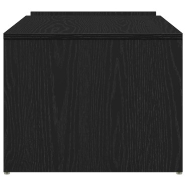 vidaXL Τραπεζάκι καφέ Μαύρο Δρυς 90x45x35cm Από ξύλο 1 τεμ.