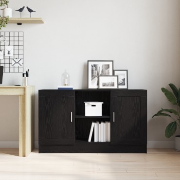 vidaXL Μαύρος Ξύλινος Μπουφές 120x30,5x70cm Επεξεργασμένο Ξύλο 1 τεμ.