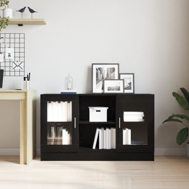 vidaXL Μπουφές Μαύρη Δρυς 120x30,5x70cm από Επεξεργασμένο Ξύλο 1 τεμ.
