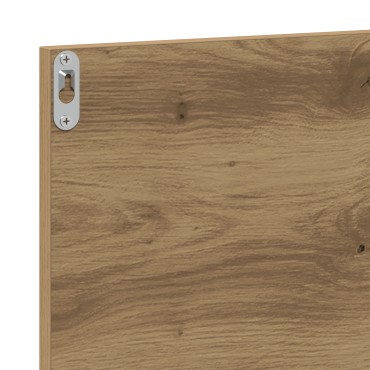 Καθρέφτης μπάνιου vidaXL Artisian Oak 90x10,5x37cm Φτιαγμένος από επεξεργασμένο ξύλο