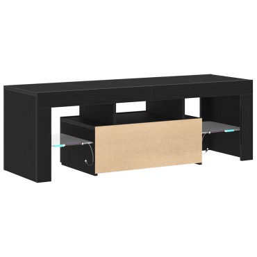 vidaXL Ντουλάπι TV 120x35x40cm Μαύρη Οξυά Επεξεργασμένο Ξύλο