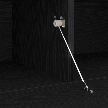 vidaXL Ντουλάπι τηλεόρασης με LED Μαύρη Δρυς 90x35x40cm Επεξεργασμένο ξύλο