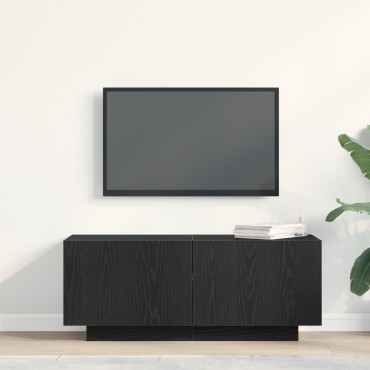 vidaXL Ντουλάπα τηλεόρασης Μαύρη Δρυς 100x35x40cm από Ξύλο