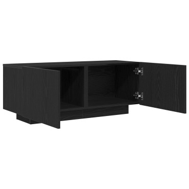 vidaXL Ντουλάπα τηλεόρασης Μαύρη Δρυς 100x35x40cm από Ξύλο