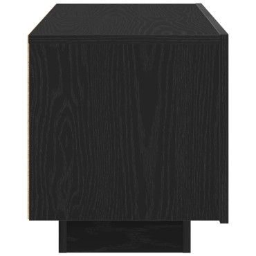 vidaXL Ντουλάπα τηλεόρασης Μαύρη Δρυς 100x35x40cm από Ξύλο