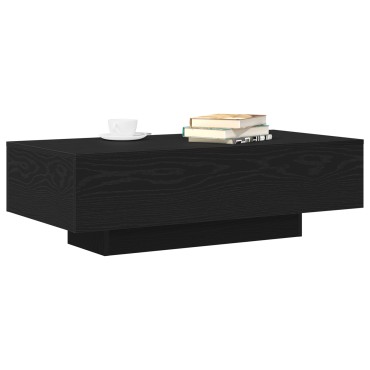 vidaXL Τραπεζάκι σαλονιού Μαύρη Οξυά 100x49,5x31cm 1 τεμ.