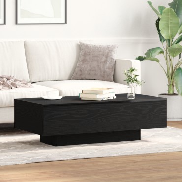 vidaXL Τραπεζάκι σαλονιού Μαύρη Οξυά 100x49,5x31cm 1 τεμ.