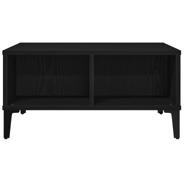 vidaXL Τραπεζάκι σαλονιού Μαύρο Δρυς 60x60x30cm Επεξεργασμένο ξύλο 1 τεμ.