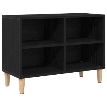 vidaXL Μαύρη ντουλάπα τηλεόρασης - 69.5x30x50 cm φτιαγμένη από επεξεργασμένο ξύλο