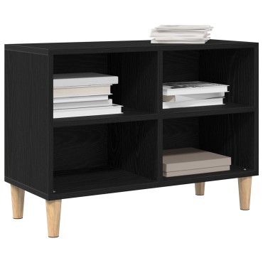 vidaXL Μαύρη ντουλάπα τηλεόρασης - 69.5x30x50 cm φτιαγμένη από επεξεργασμένο ξύλο