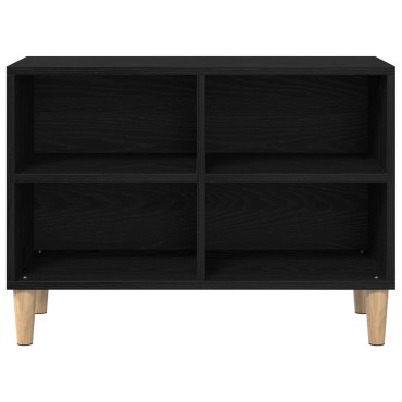 vidaXL Μαύρη ντουλάπα τηλεόρασης - 69.5x30x50 cm φτιαγμένη από επεξεργασμένο ξύλο