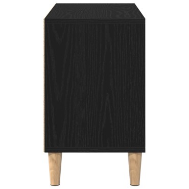 vidaXL Μαύρη ντουλάπα τηλεόρασης - 69.5x30x50 cm φτιαγμένη από επεξεργασμένο ξύλο