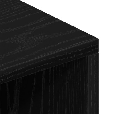 vidaXL Μαύρη ντουλάπα τηλεόρασης - 69.5x30x50 cm φτιαγμένη από επεξεργασμένο ξύλο