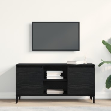 vidaXL Βάση Τηλεόρασης σε Μαύρο Δρυς 102x35x50cm από Επεξεργασμένο Ξύλο