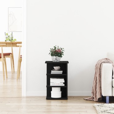vidaXL Πλευρική Ντουλάπα Μαύρο Δρυς 35x35x55cm Επεξεργασμένο ξύλο 1 τεμ.