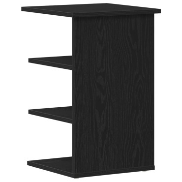 vidaXL Πλευρική Ντουλάπα Μαύρο Δρυς 35x35x55cm Επεξεργασμένο ξύλο 1 τεμ.