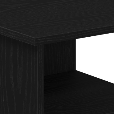 vidaXL Πλευρική Ντουλάπα Μαύρο Δρυς 35x35x55cm Επεξεργασμένο ξύλο 1 τεμ.