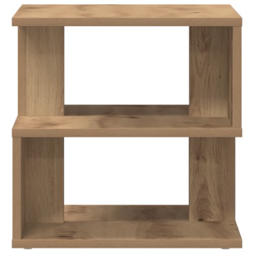 vidaXL Τραπέζι Άκρης από Οξειδωμένο Δρύ 40x40x40cm 1 τεμ.