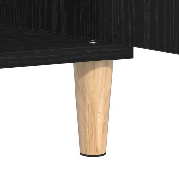 vidaXL Μπουφές Μαύρος Δρυς 60x35x70 cm Επεξεργασμένο Ξύλο 1 τεμ.