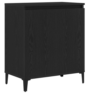 vidaXL Μπουφές Μαύρη Δρυς 60x35x70cm από Μηχανοποιημένο Ξύλο 1 τεμ.