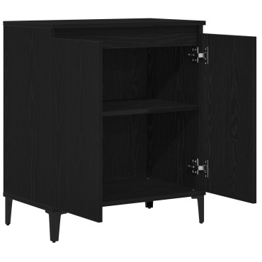 vidaXL Μπουφές Μαύρη Δρυς 60x35x70cm από Μηχανοποιημένο Ξύλο 1 τεμ.