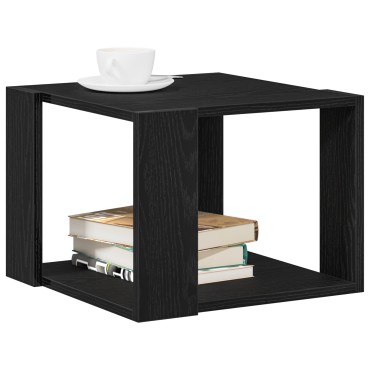 vidaXL Τραπεζάκι Καφέ Μαύρο δρυς 40x40x30cm Κατασκευασμένο ξύλο 1 τεμ.