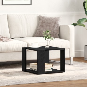 vidaXL Τραπεζάκι Καφέ Μαύρο δρυς 40x40x30cm Κατασκευασμένο ξύλο 1 τεμ.