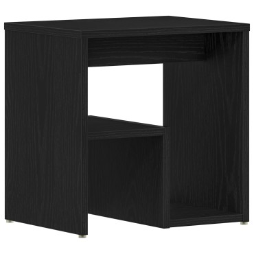 vidaXL Κομοδίνο Μαύρη Δρυς 40x30x40cm Συνθετικό Ξύλο 1 τεμ.
