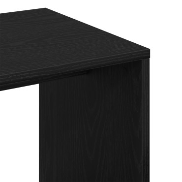 vidaXL Τραπέζι Σαλονιού Μαύρο Δρύς 59x36x38cm Επεξεργασμένο ξύλο 1 τεμ.
