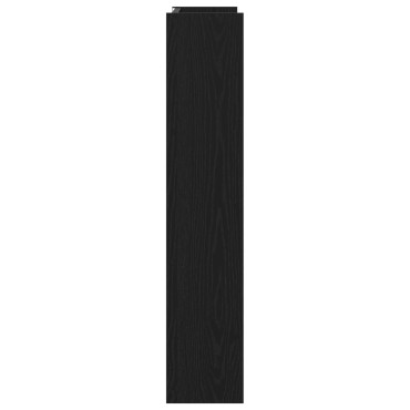 vidaXL Ντουλάπα Παπουτσιών Μαύρο Δρυς 80x18x90cm από Επεξεργασμένο Ξύλο