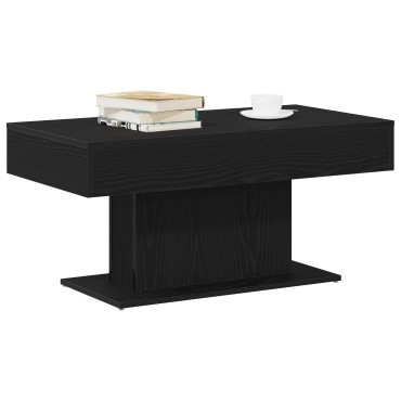 vidaXL Καφετιέρα σε Μαύρη Δρυς 96x50x45cm Ξύλο