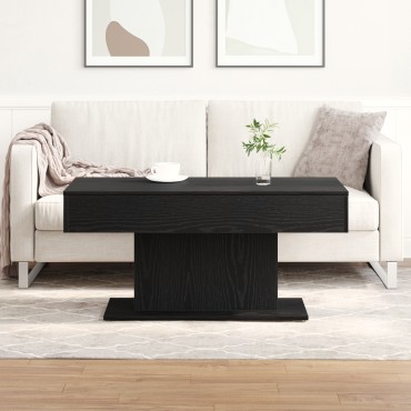 vidaXL Καφετιέρα σε Μαύρη Δρυς 96x50x45cm Ξύλο