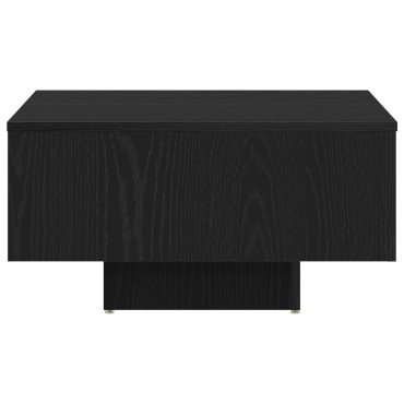 vidaXL Καφέ Τραπέζι Μαύρης Δρυός 60x60x31,5cm Φτιαγμένο από Ξύλο