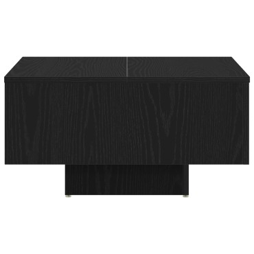 vidaXL Καφέ Τραπέζι Μαύρης Δρυός 60x60x31,5cm Φτιαγμένο από Ξύλο