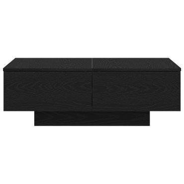 vidaXL Τραπεζάκι σαλονιού Μαύρος Δρυς 90x60x31cm Επεξεργασμένο ξύλο 1 τεμ.