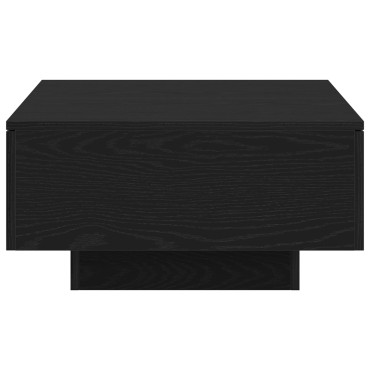 vidaXL Τραπεζάκι σαλονιού Μαύρος Δρυς 90x60x31cm Επεξεργασμένο ξύλο 1 τεμ.