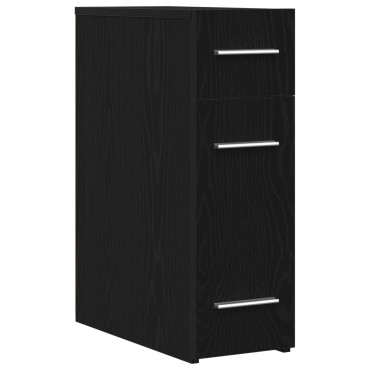 vidaXL Φαρμακείο Μαύρη Δρυς 20x45,5x60cm από Επεξεργασμένο Ξύλο