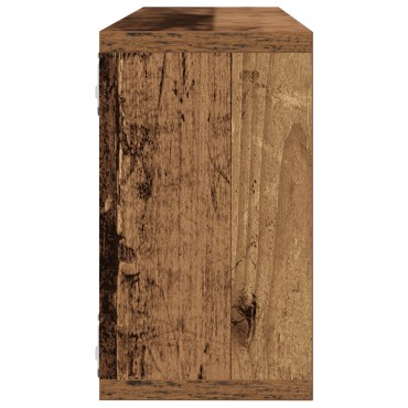 vidaXL Ράφια Τοίχου 4 τεμ. σε Παλιό Ξύλο 80x15x26cm Επεξεργασμένο Ξύλο