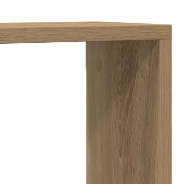 VidaXL Ράφια 2 τεμ. από Δρυς 80x15x26cm Επεξεργασμένο Ξύλο