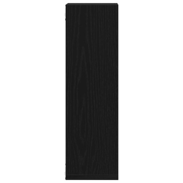 vidaXL Ράφια 2 τεμ. Μαύρη Δρυς 50x15x85cm Φτιαγμένο από Ξύλο