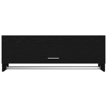 Ντουλάπα vidaXL Μαύρη Βελανιδιά 100x32,5x35cm από επεξεργασμένο ξύλο 1 τεμ.
