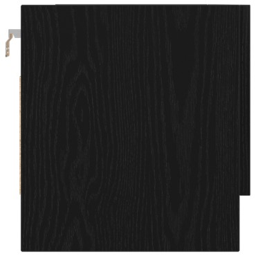 Ντουλάπα vidaXL Μαύρη Βελανιδιά 100x32,5x35cm από επεξεργασμένο ξύλο 1 τεμ.