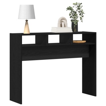 vidaXL Κονσόλα Μαύρη Δρυς 105x30x80cm Φτιαγμένη από ξύλο 1 τεμ.
