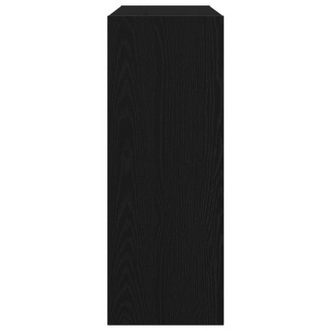 vidaXL Κονσόλα Μαύρη Δρυς 105x30x80cm Φτιαγμένη από ξύλο 1 τεμ.