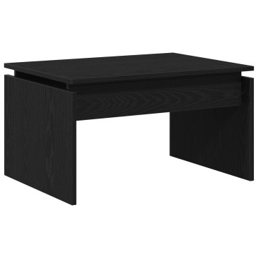 vidaXL Μαύρο Δρυς Τραπέζι Σαλονιού 68x38x50cm Φτιαγμένο από Ξύλο