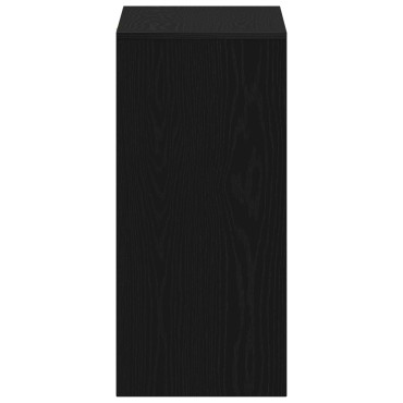 vidaXL Γραφείο Μαύρη Οξυά Επεξεργασμένο Ξύλο 102,5x35x75 εκ 1 τεμ.