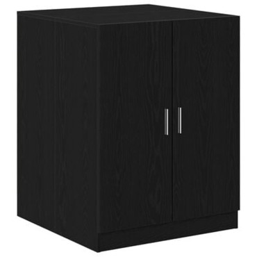 VidaXL Ντουλάπα Πλυντηρίου Μαύρη Δρυς 70,5x71,5x91,5 εκ από Επεξεργασμένο Ξύλο