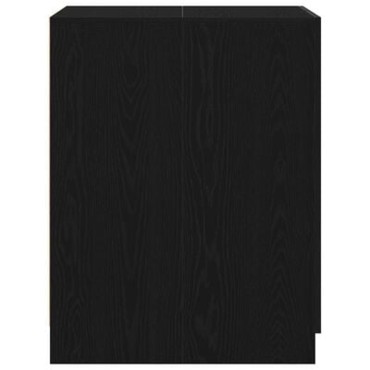 VidaXL Ντουλάπα Πλυντηρίου Μαύρη Δρυς 70,5x71,5x91,5 εκ από Επεξεργασμένο Ξύλο